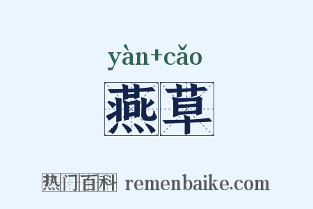 燕草是什么意思的图片